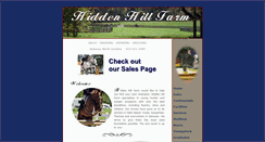 Desktop Screenshot of hiddenhillfarm.com