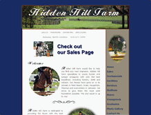 Tablet Screenshot of hiddenhillfarm.com